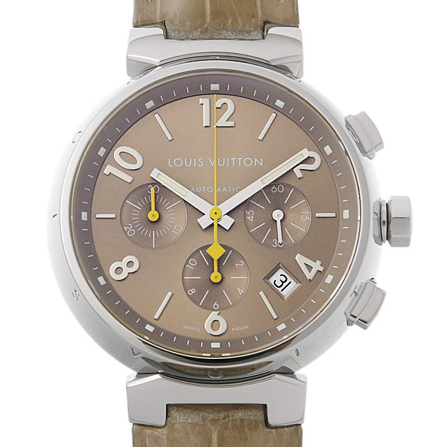 ルイヴィトン タンブール クロノ Q1122 中古 メンズ