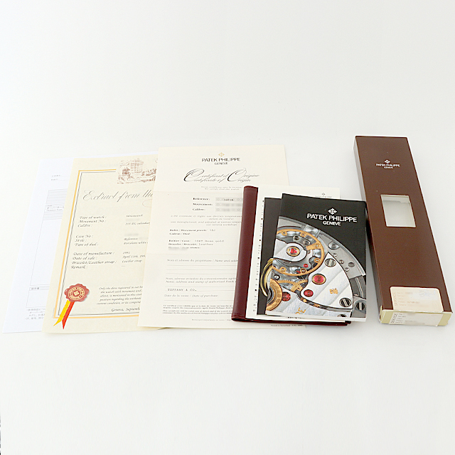 パテックフィリップ カラトラバ ティファニーWネーム 3919R 中古 メンズ 商品画像 5