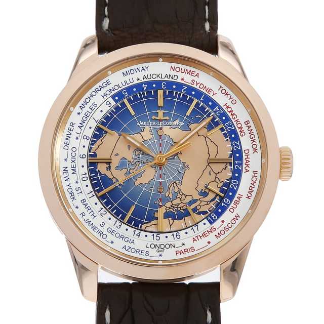 ジャガールクルト ジオフィジック ユニバーサルタイム Q8102520(503.2.T2.S) 中古 メンズ