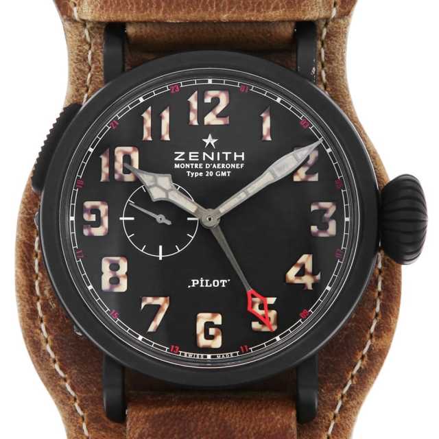 ゼニス パイロット タイプ20 GMT 96.2431.693/21.C738 中古 メンズ