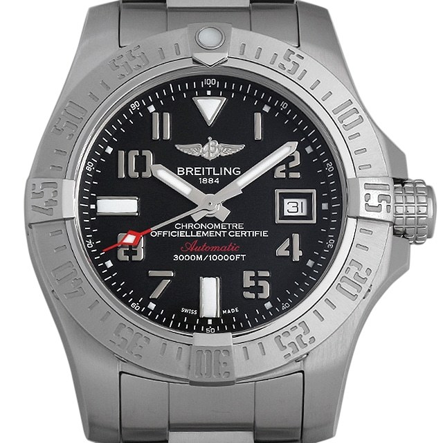 ブライトリング アベンジャーII シーウルフ A077B31PSS(A17331) 中古 メンズ