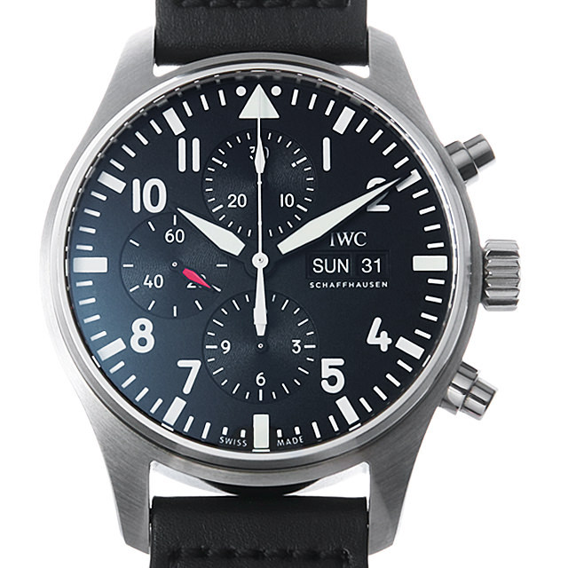 IWC パイロットウォッチ クロノグラフ IW377709 中古 メンズ