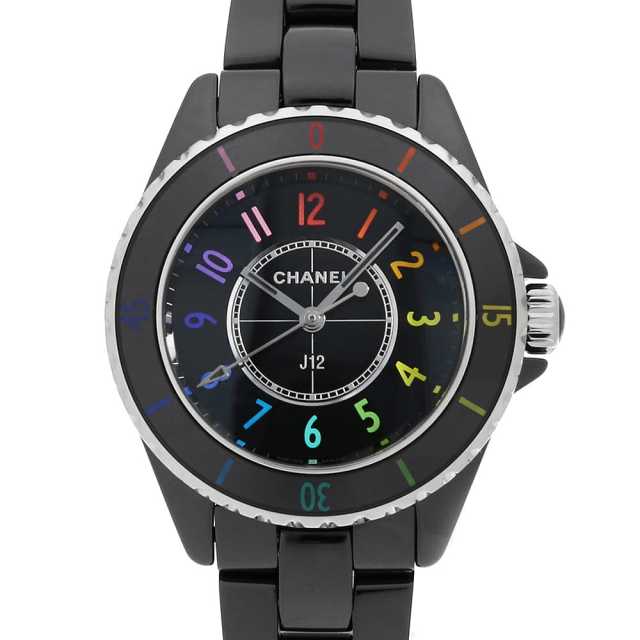 シャネル J12 エレクトロ 33mm 世界限定1225本 H7121 中古 レディース