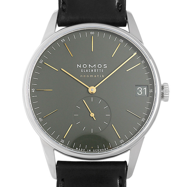 ノモス オリオン ネオマティック41 オリーブゴールド OR161013OG2(364) WEB限定品 メンズ