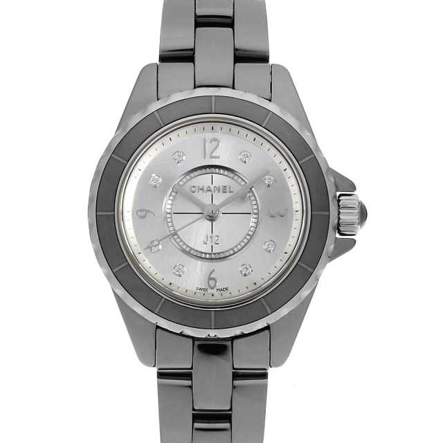 シャネル J12 クロマティック 8Pダイヤ H3401 中古 レディース