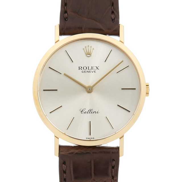 ロレックス チェリーニ 4112/8 シルバー バー L番 中古 メンズ