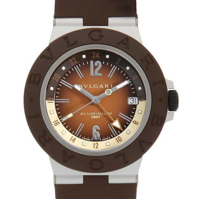 ブルガリ アルミニウム GMT フェンダー 世界限定1200本 BB40ATGMT(104117) 中古 メンズ