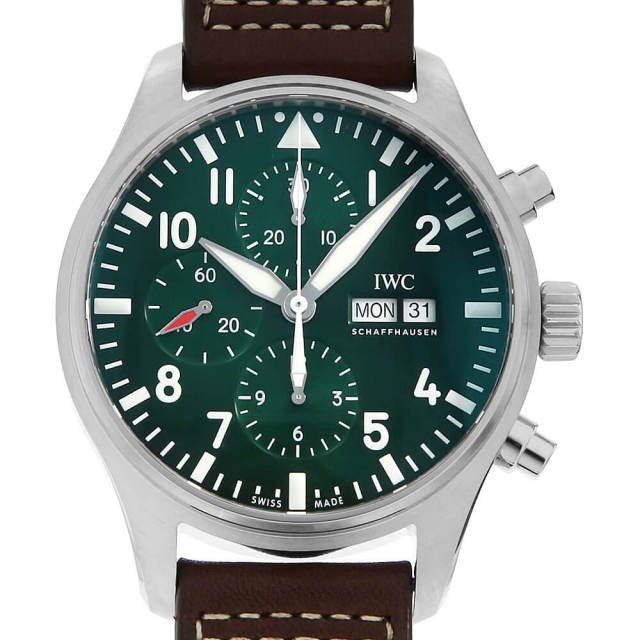 IWC パイロット ウォッチ クロノグラフ レーシング・グリーン IW377726 中古 メンズ