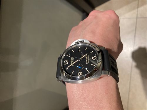 パネライ ルミノール マリーナ 1950 3デイズ オートマティック アッチャイオ PAM01312の購入レビュー（評価・評判・口コミ）【MK様】