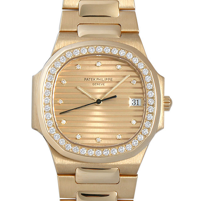パテックフィリップ ノーチラス ベゼルダイヤ 3900/3J 中古 レディース
