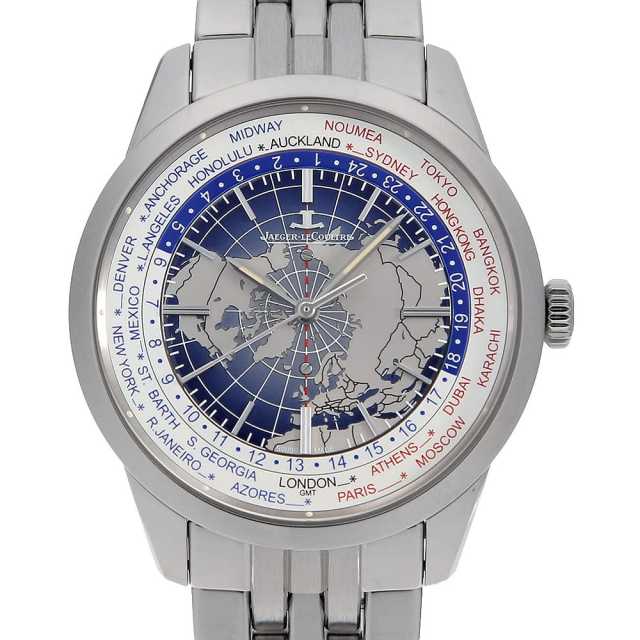 ジャガールクルト ジオフィジック ユニバーサルタイム Q8108120(503.8.T2.S) 中古 メンズ