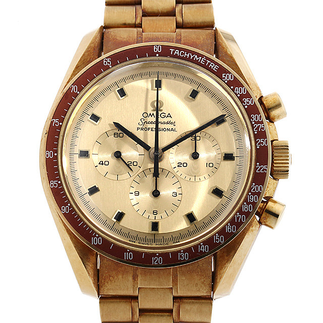 オメガ スピードマスター プロフェッショナル ムーンウォッチ アポロ11号月面着陸記念モデル1969 限定1014本 BA145.022 中古 メンズ