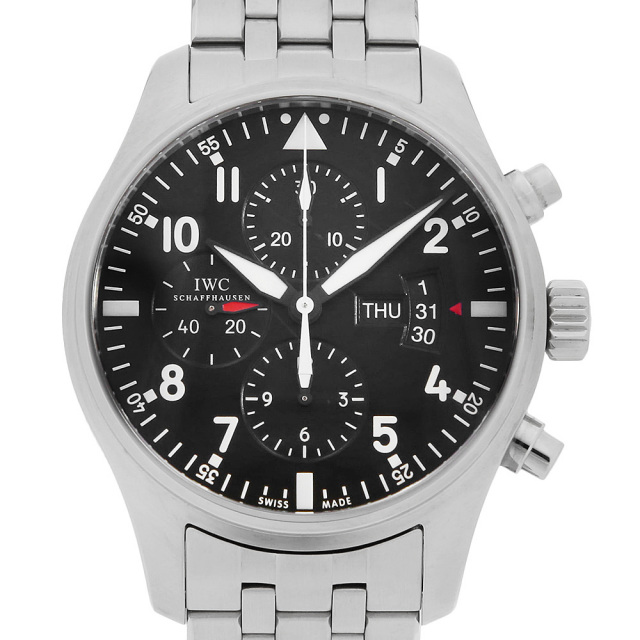 IWC パイロットウォッチ クロノグラフ IW377704 中古 メンズ