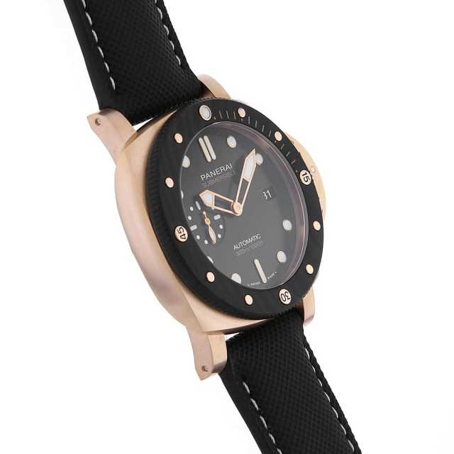 パネライ サブマーシブ ゴールドテック オロカーボ PAM01070 W番 中古 メンズ 商品画像 3