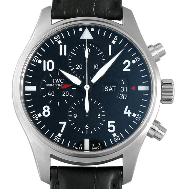 IWC パイロットウォッチ クロノグラフ IW377701 中古 メンズ