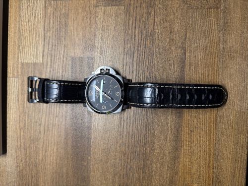 パネライ ルミノール 1950 3デイズ GMT パワーリザーブ オートマティック アッチャイオ PAM01321の購入レビュー(評価・評判・口コミ)【たけ様】