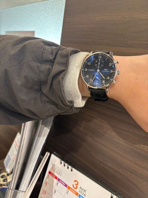 IWC ポルトギーゼ クロノグラフ IW371438の購入レビュー(評価・評判・口コミ)【J I様】