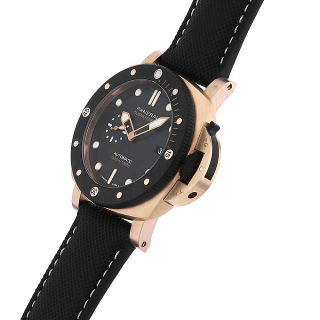 パネライ サブマーシブ ゴールドテック オロカーボ PAM01070 W番 中古 メンズ 商品画像 2