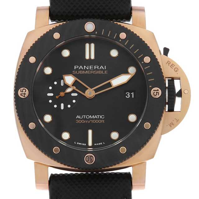 パネライ サブマーシブ ゴールドテック オロカーボ PAM01070 W番 中古 メンズ