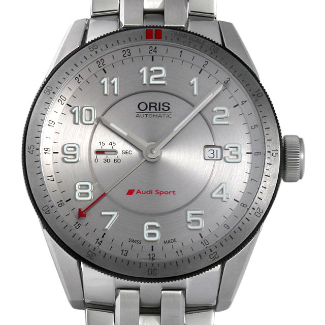 オリス アウディスポーツ GMT 747 7701 4461M 新品 メンズ WEB限定品