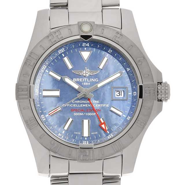 ブライトリング アベンジャーII GMT 日本限定 A329CMPPSS(A32390)(A3239011/C930) 中古 メンズ