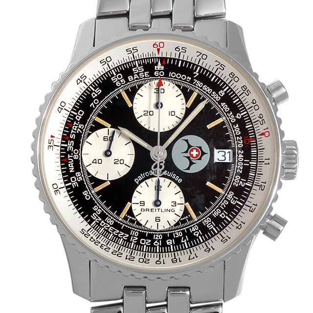 ブライトリング オールドナビタイマー パトレイユスイス 限定1000本 A13022 中古 メンズ