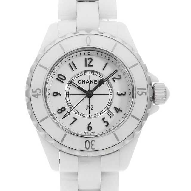シャネル J12 白セラミック H0968 中古 レディース