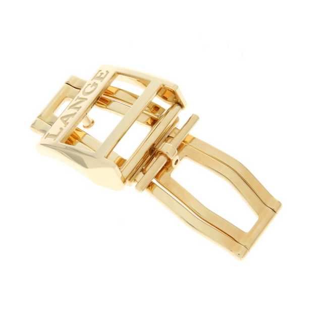 ランゲ＆ゾーネ 純正Dバックル YG 16mm ディプロイメントバックル 中古