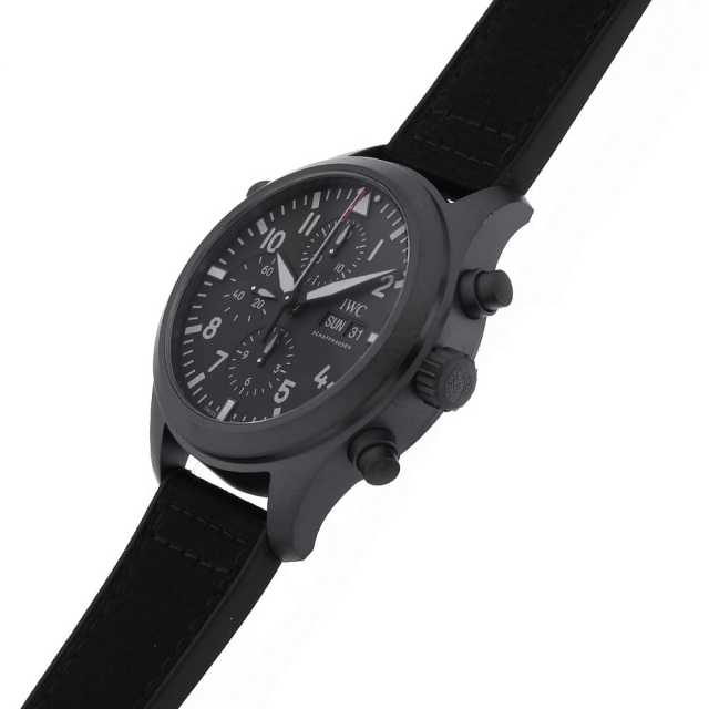 IWC パイロットウォッチ ダブルクロノグラフ トップガン セラタニウム IW371815 中古 メンズ 商品画像 2