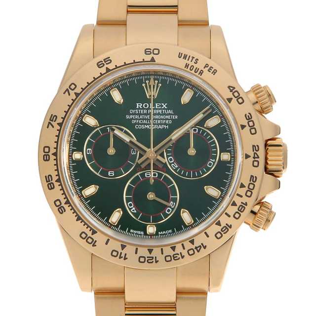 ロレックス コスモグラフ デイトナ 116508 グリーン ランダム番 中古 メンズ