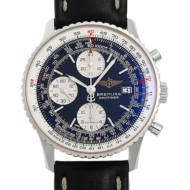 ブライトリング オールドナビタイマー 日本限定 A132BJAWBD(A13324) 中古 メンズ