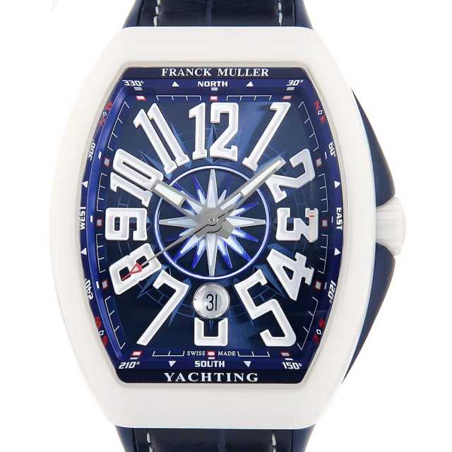 フランクミュラー ヴァンガード ヨッティング V45 SCDT CRBCBL YACHTING 中古 メンズ