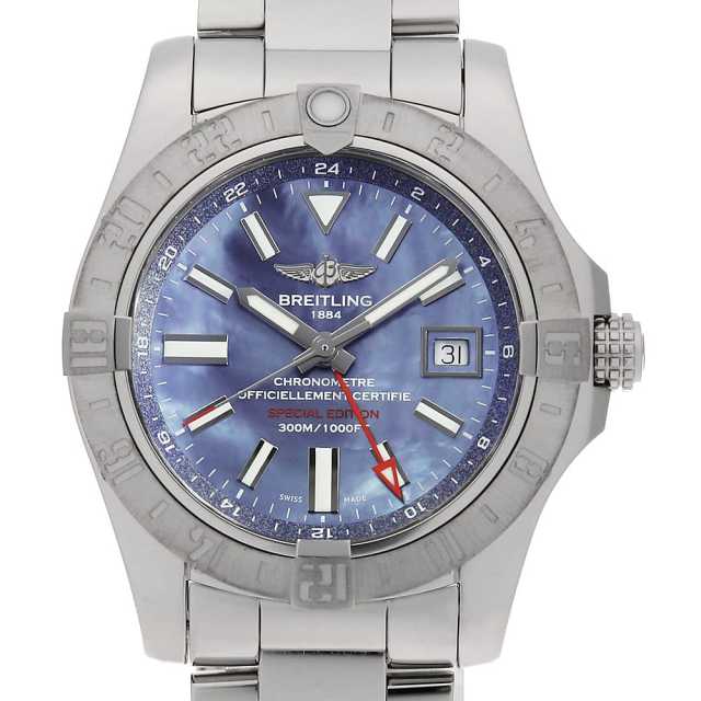 ブライトリング アベンジャーII GMT 日本限定 A329CMPPSS(A32390)(A3239011/C930) 中古 メンズ