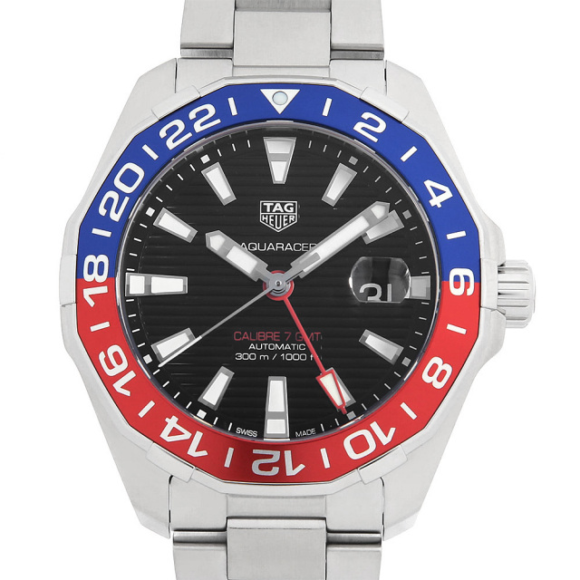 タグホイヤー アクアレーサー キャリバー7 GMT WAY201F.BA0927 中古 メンズ