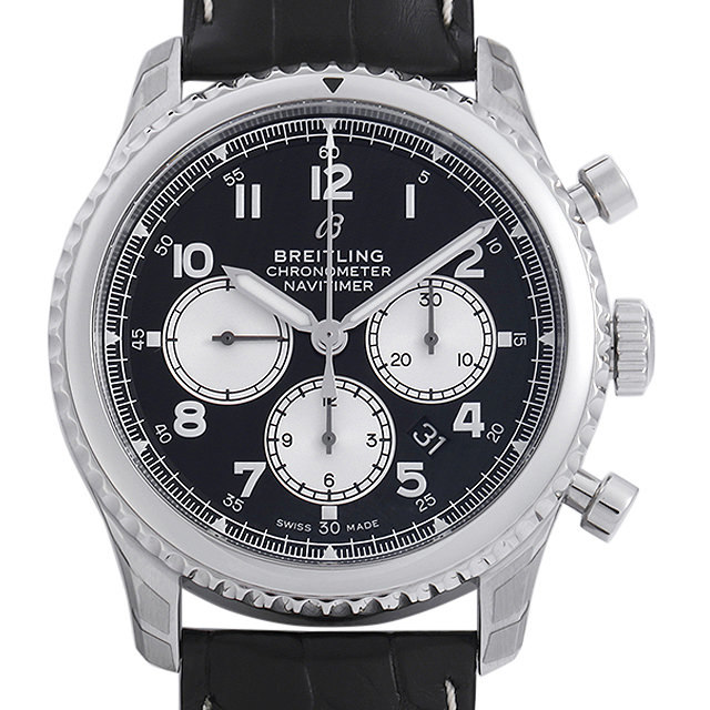 ブライトリング ナビタイマー8 B01 クロノグラフ43 A008B-1WBA 中古 メンズ