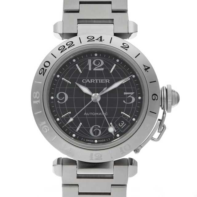カルティエ パシャC GMT メリディアン W31079M7 中古 メンズ