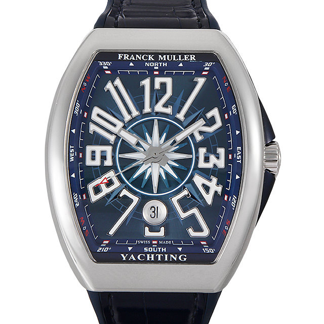 フランクミュラー ヴァンガード ヨッティング V41SCDT YACHTING AC BL 中古 メンズ