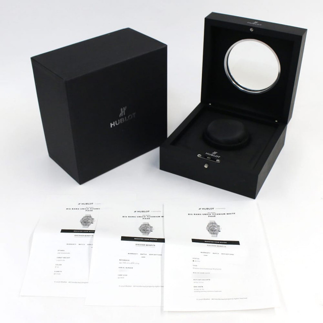 ウブロ ビッグバン ウニコ チタニウム ホワイト パヴェ 441.NE.2011.RW.1704 中古 メンズ 商品画像 7