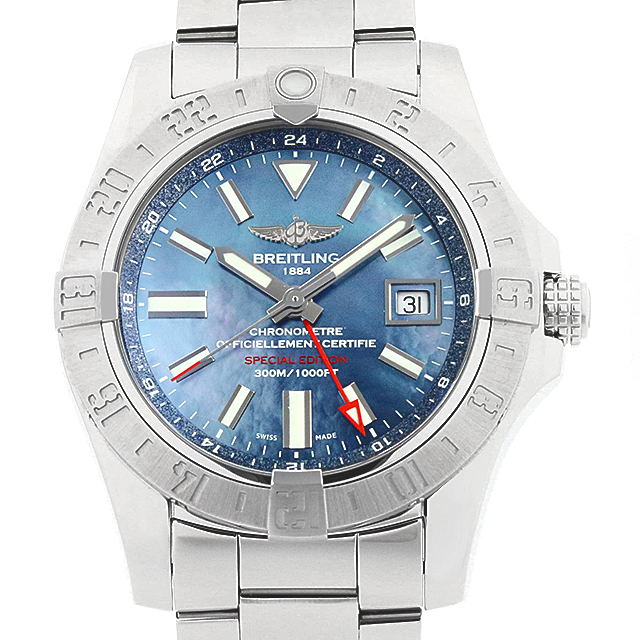 ブライトリング アベンジャーII GMT 日本限定 A329CMPPSS(A32390)(A3239011/C930) 中古 メンズ