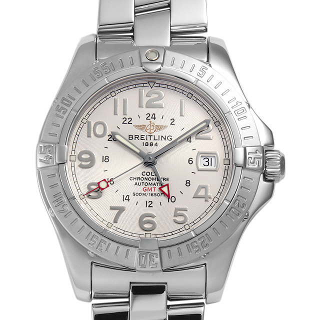 ブライトリング エアロマリン コルト GMT A311G67PRS(A32350) 中古 メンズ