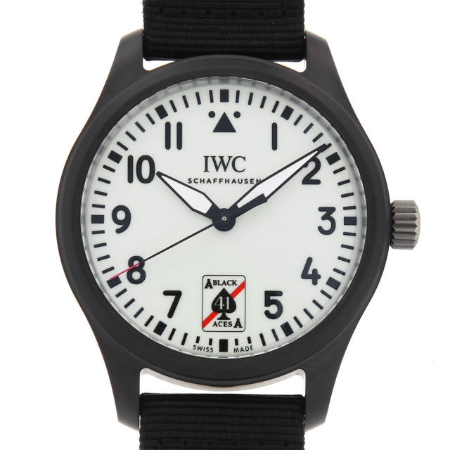 IWC パイロット41 ブラック・エイセス IW326905 中古 メンズ
